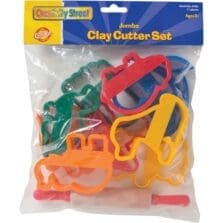 Clay Cutter Set, 4" Cutters, 11 Pcs/ST, AST