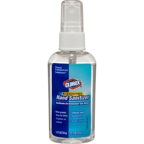 Hand Sanitizer, Bleach-free, 2 oz. Spray Bottle, CL
