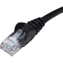 14 ft Category 5e Network Cable - First End: 1 x RJ-45 Network - Male - Second End: 1 x RJ-45 Network - Male - Patch Cable - Black - 1 Each - TAA Compliant