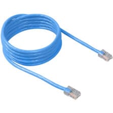 3 ft Category 6 Network Cable - First End: 1 x RJ-45 Network - Male - Second End: 1 x RJ-45 Network - Male - Patch Cable - Blue - 1 Each
