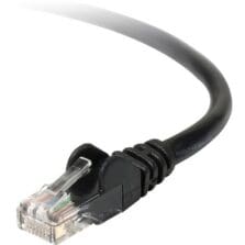 50 ft Category 6 Network Cable - First End: 1 x RJ-45 Network - Male - Second End: 1 x RJ-45 Network - Male - Patch Cable - Black - 1 Each - TAA Compliant