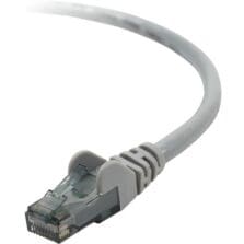 25 ft Category 6 Network Cable - First End: 1 x RJ-45 Network - Male - Second End: 1 x RJ-45 Network - Male - Patch Cable - Gray - 1 Each - TAA Compliant