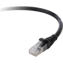 14 ft Category 6 Network Cable - First End: 1 x RJ-45 Network - Male - Second End: 1 x RJ-45 Network - Male - Patch Cable - Black - 1 Each - TAA Compliant
