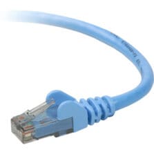 14 ft Category 6 Network Cable - First End: 1 x RJ-45 Network - Male - Second End: 1 x RJ-45 Network - Male - Patch Cable - Blue - 1 Each - TAA Compliant