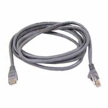 3 ft Category 5e Network Cable - First End: 1 x RJ-45 Network - Male - Second End: 1 x RJ-45 Network - Male - Patch Cable - Gray - 1 Each - TAA Compliant