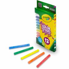 Colored Pencils, Woodless, Nontoxic, 12/ST, Assorted