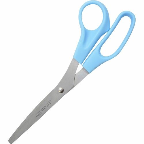 All Purpose Scissors, 8" Straight, Blue