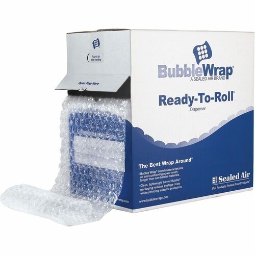 Bubble Wrap Cushion Bubble Roll, 0.5" Thick, 12" x 65 ft