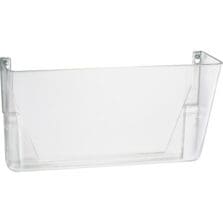 Wall File, Letter, 13"x4-1/8"x7", Clear