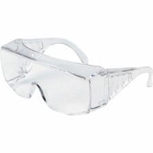 Protective Eyewear, Single Lens, Uncoated, Clear