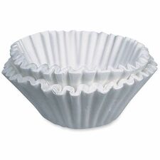 Coffee Filters, f/ Commercial Brewer, 250/PK, White