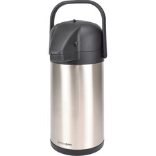 Airpot, 2.2 Liter, 6"x8"x16', Stainless Steel