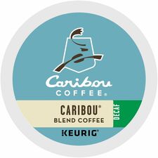 Coffee, Decaf, Caribou Blend, K-Cup, 24/BX, Brown