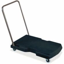 Office Cart, 250lb., 20-1/2"x32-1/2", Black