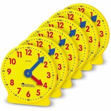 Classroom Learning Clock Kit, GR PreK-4, 6/ST, Multi