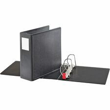 Slant-D Ring Binder, Heavy-Duty, 4" Capacity, Black