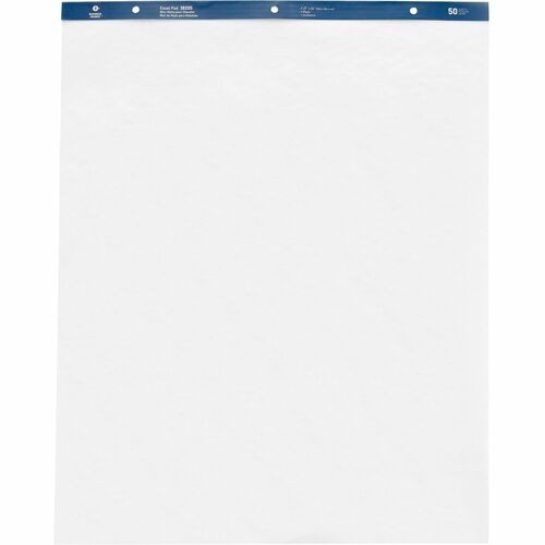 Standard Easel Pads, Plain, 27"x34", 50 Sheets, 4/CT, White