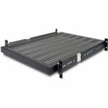 2U Rack Height x 19" Rack Width - Black - Cold-rolled Steel (CRS) - 50 lb Maximum Weight Capacity - TAA Compliant