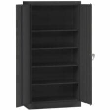 Deluxe Cabinet, 36"x24"x78", Black