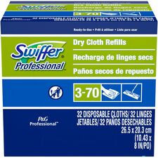 Sweeper Refill Dry Cloths, 32/BX