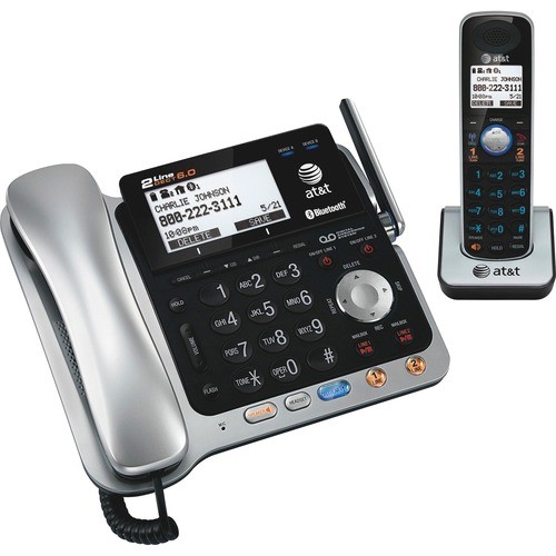 Tl86109 Two-Line Dect 6.0 Phone System With Bluetooth