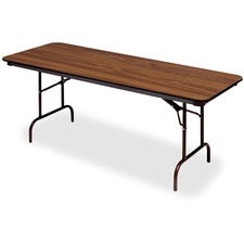 Wood Folding Table, 30"x96", Oak