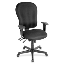 Chair, Highback, Armrests, Foam, 29"x26"47", BK