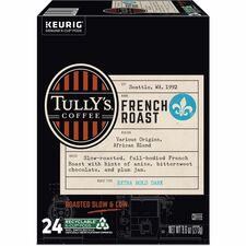 Coffee, French Roast, Dark Roast, K-Cup, 24/BX, Brown