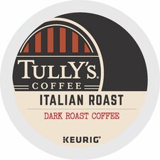 Coffee, Italian Roast, Dark Roast, K-Cup, 24/BX, Brown