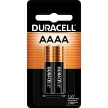 Batteries, Ultra, Duracell, AAAA, 2/PK, Black/Gold