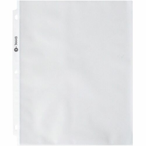 Sheet Protectors, Top Load, 3.3 mil, 11"x8-1/2", 100/BX, Nonglare