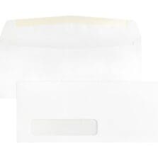 Window Envelopes, No 10., Side Seam, 4-1/8"x9-1/2", 500/BX, White