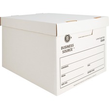 Storage Boxes, Ltr/Legal, 400 lb, 12"x15"x10", 12/CT, White
