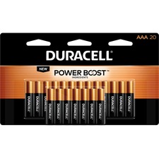 Batteries, AAA, Alkaline, 20/PK, Gold/Black