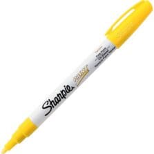 Sharpie Paint Marker, Oil-Based, Fine Point, Yellow