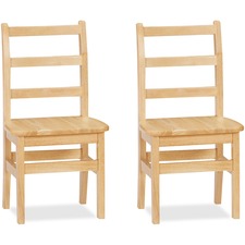 Ladderback Chair, 14" Seat, 28.5"x14.5"x13.5", Baltic