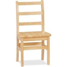 Ladderback Chair, 14" Seat, 28.5"x14.5"x13.5", Baltic