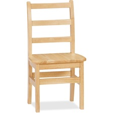 Ladderback Chair, 14" Seat, 28.5"x14.5"x13.5", Baltic