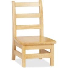 Ladderback Chair, 8" Seat, 20.5"x13"x13.5", Baltic