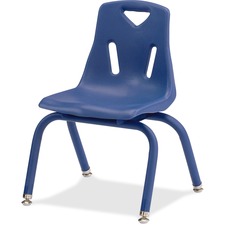 Stacking Chair, 15-1/2"x151-1/2"x20", Blue