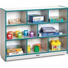 Mobile Single Storage, Super Sized, 35.5"x48"x15", Teal