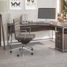 Chairmat, Med. Pile, 60"x66", Lip 20"x12", CL