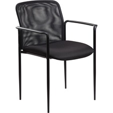 Reception Side Chair, w/Arms, 24"x24"x32-9/10", Black