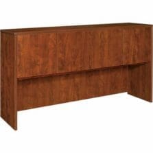 Hutch w/Doors, 72"x15"x36", Cherry