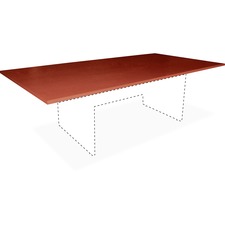 Conference Tabletop, Rectangular, 48"x96"Wx1-1/4", Cherry