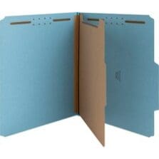 Classification Folders, 2"Exp., 1 Dvdr, Letter, 10/BX, BE
