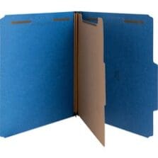 Classification Folders, 2"Exp., 1 Dvdr, Letter, 10/BX, DBE