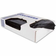 Can Liner, 2mil, 33gal, 33"x39", 100/CT, Black