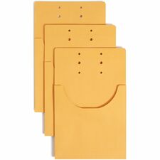 File Retention Jacket, Ltr/Lgl, TP/LD, W/2Hole, 100/CT, KFT