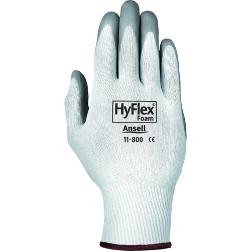 Safety Gloves, Nitrile Foam Coating, X-Large, 2/PR, GY/WE